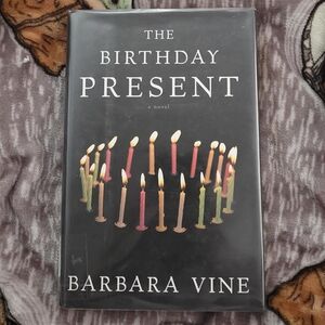 The Birthday Present by Barbara Vine - Black Cover with Candle Design